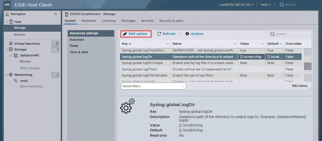 How to Configure VMware Log Location on ESXi – techsyncer