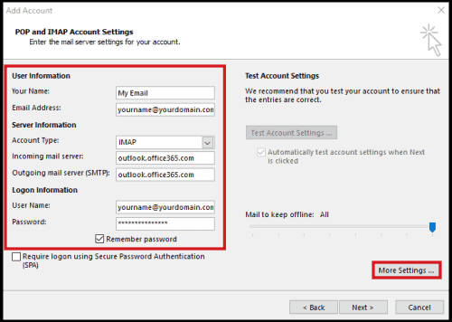 Paramètres du serveur SMTP, IMAP & POP Office 365 (Expliqués) – techsyncer